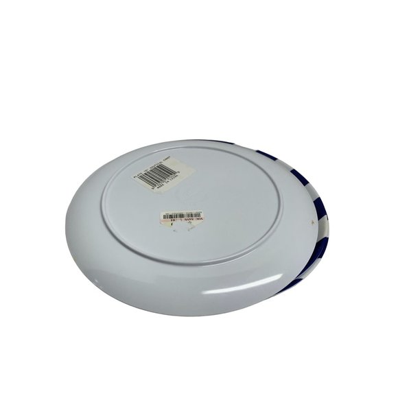 Precisioncraft  Melamine Dinner Plate 10 in Diameter Sailboat Blue White Precidi - Picture 4 of 5